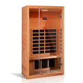 1-Person Extendable Far-Infrared Sauna – Hemlock Wood with Bluetooth & LED Lighting