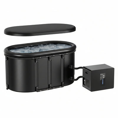 1/3HP Cold Plunge Chiller &amp; 148-Gallon Insulated Tub Bundle