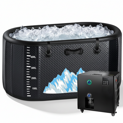 248-Gallon Inflatable Cold Plunge Tub with 1HP Hot &amp; Cold Chiller – WiFi Enabled