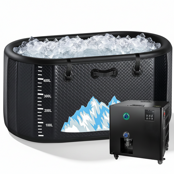 248-Gallon Inflatable Cold Plunge Tub with 1HP Hot &amp; Cold Chiller – WiFi Enabled