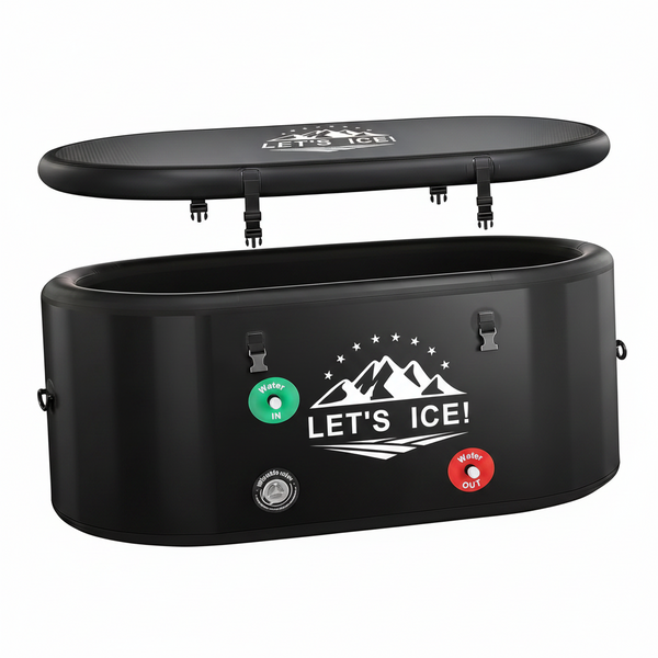 216-Gallon Inflatable Cold Plunge Tub with Insulated Lid